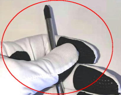 マイクロファイバーを使った手袋